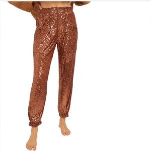 Free people Morelia sequin jogger